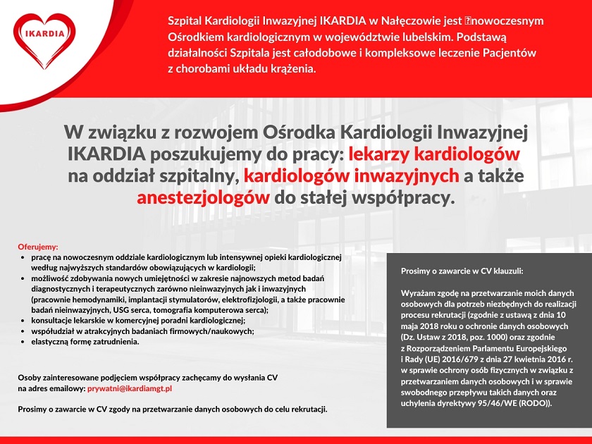 IKARDIA Ogłoszenia o prace IZBY