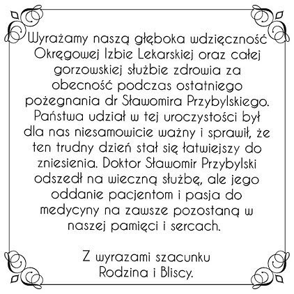 podziekowania